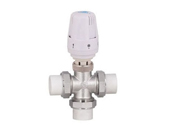 PP-R three way automatic thermostatic control valve