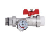 PP-R ball valve with meter filter
