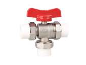 PP-R three way regulating valve